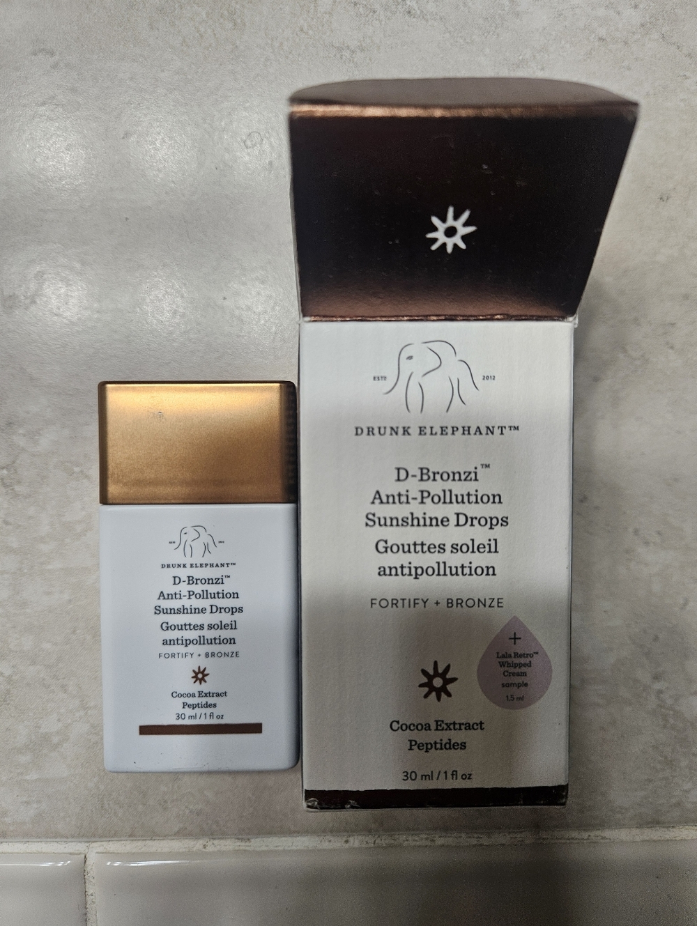 NWT Drunk Elephant D-bronzi Anti-Pollution Sunshine Drops